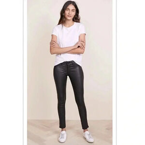 DL1961 // Emma Power Legging Leather Coated Jeans